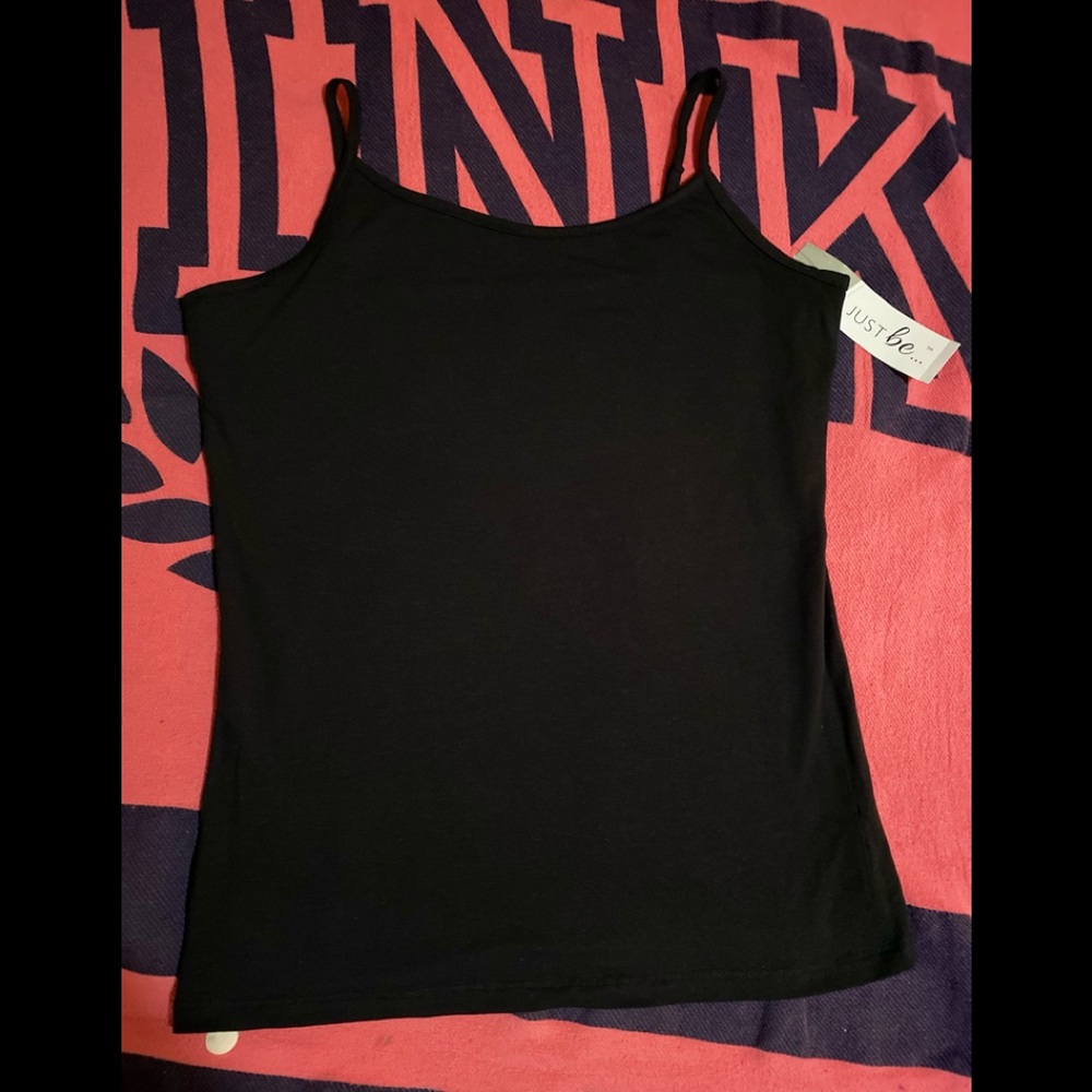 NWT Just Be cami tank plus with adjustable straps